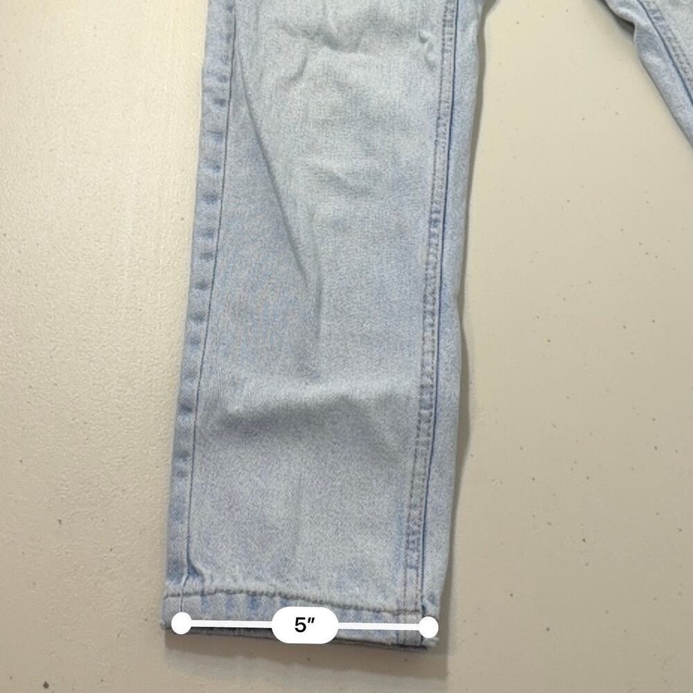 Zara Trafaluc Mom Jeans Womens Size 2 Light Wash High Rise Vintage Style Denim - Picture 10 of 10